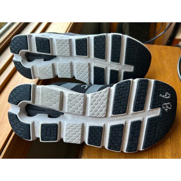 On Running Cloudrunner Black Gray Running Shoes Sneakers Womens 7.5 - Picture 8 of 9